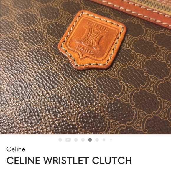 CELINE Brown Leather bag - Picture 5 of 16